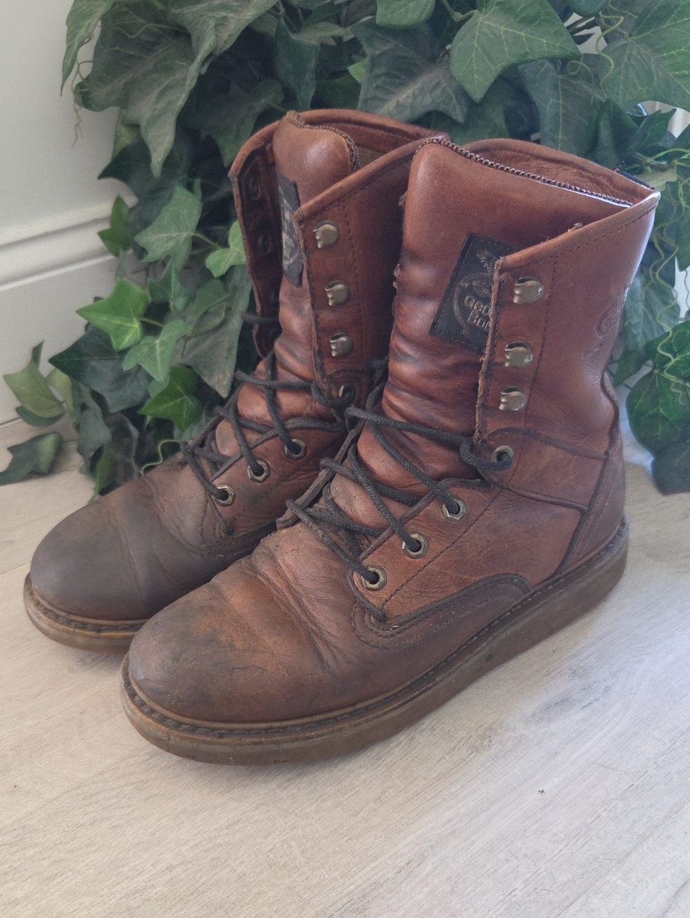 Georgia Boots - 8" Wedge